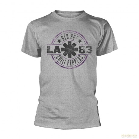 Red Hot Chili Peppers: Unisex T-Shirt: LA 83 (Heather Grey) (XX-Large)
