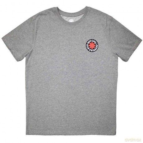 Red Hot Chili Peppers: Unisex T-Shirt: Mini Classic Asterisk (Grey) (Large)