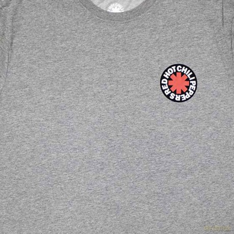 Red Hot Chili Peppers: Unisex T-Shirt: Mini Classic Asterisk (Grey) (Medium)