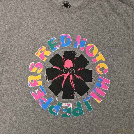 Red Hot Chili Peppers: Unisex T-Shirt: Octopus (Grey) (Medium)