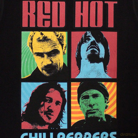 Red Hot Chili Peppers: Unisex Tank T-Shirt: Portrait Photos (Black) (Medium)
