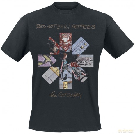 Red Hot Chili Peppers: Unisex Tee: Getaway Album Asterisk (Large)