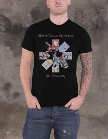 Red Hot Chili Peppers: Unisex Tee: Getaway Album Asterisk (Small)