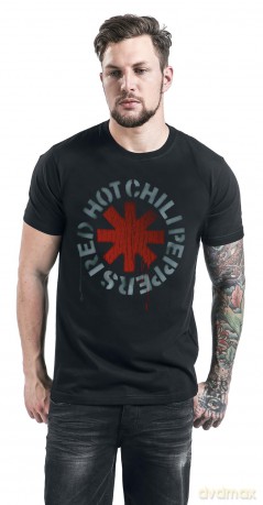 Red Hot Chili Peppers: Unisex Tee: Stencil (Large)