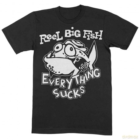 Reel Big Fish: Unisex T-Shirt: Silly Fish (Black) (X-Large)