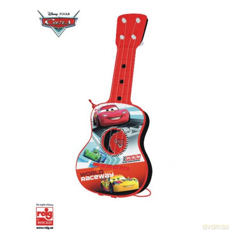 REIG Cars Gitara plastikowa, 4 struny [ZABAWKA]