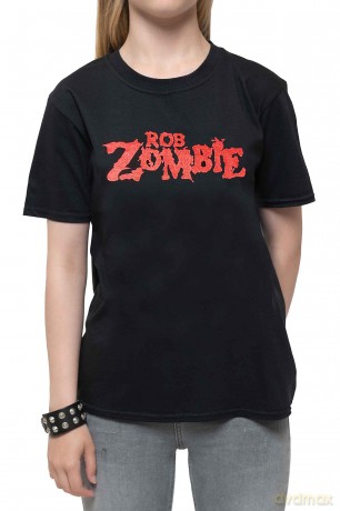 Rob Zombie: Kids T-Shirt: Logo (Black) (12-13 Years)