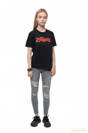 Rob Zombie: Kids T-Shirt: Logo (Black) (7-8 Years)