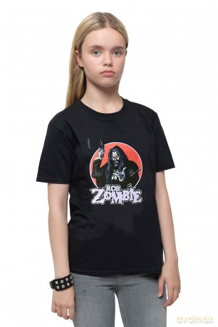 Rob Zombie: Kids T-Shirt: Magician (Black) (9-10 Years)