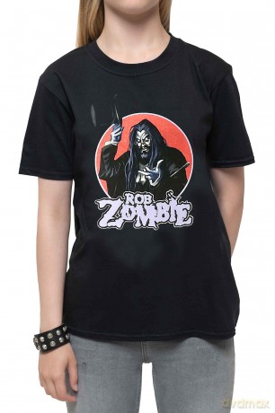 Rob Zombie: Kids T-Shirt: Magician (Black) (9-10 Years)
