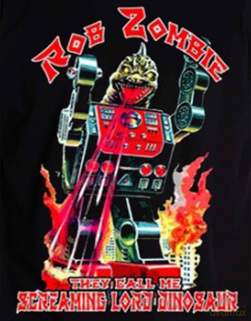 Rob Zombie: Men's Tee: Lord Dinosaur (X-Large)