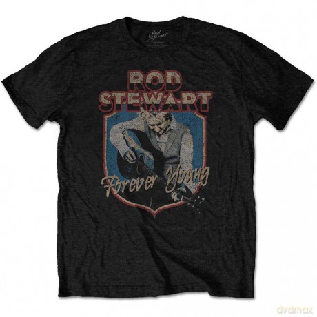 Rod Stewart: Men's Tee: Forever Crest (Medium)