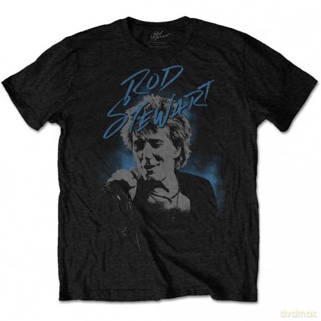 Rod Stewart: Men's Tee: Scribble Photo (Large)