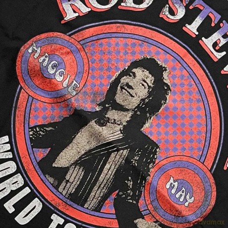 Rod Stewart: Unisex Tank T-Shirt: World Tour (Black) (Small)