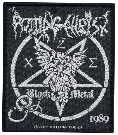 Rotting Christ: Standard Patch: Black Metal (Loose)