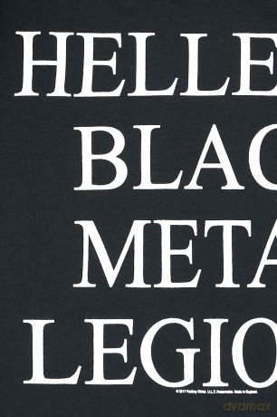 Rotting Christ: Unisex T-Shirt: Hellenic Black Metal Legions (Black) (Back Print) (Large)