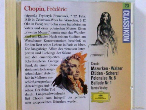 Vasary: Chopin:Piano Works [CD]
