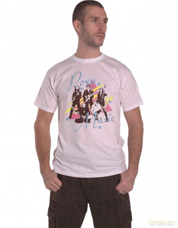 Roxy Music: Unisex T-Shirt: Guitars (White) (XX-Large)