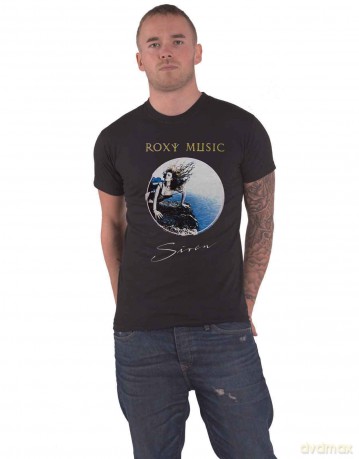 Roxy Music: Unisex T-Shirt: Siren (Black) (Medium)