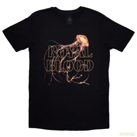 Royal Blood: Unisex T-Shirt: Entangled Logo (Black) (X-Large)