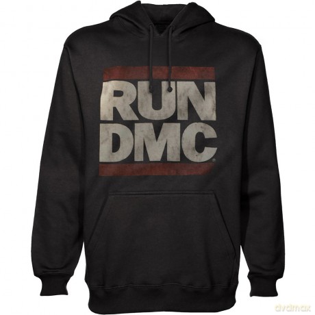 Run Dmc: Run DMC Men's Pullover Hoodie: Logo (Small)