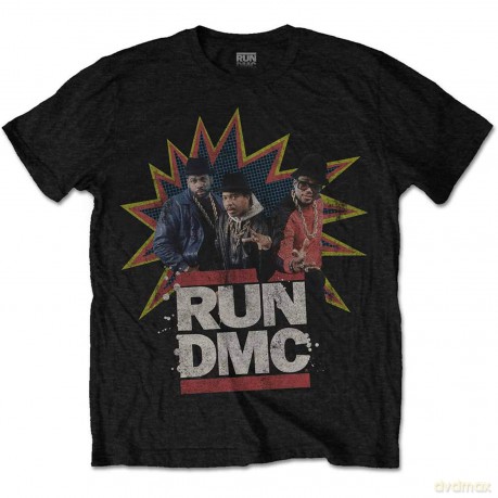 Run Dmc: Run DMC Men's Tee: POW! (Small)