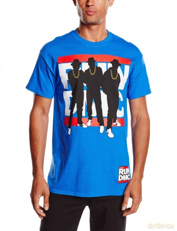 Run Dmc: Run DMC Men's Tee: Silhouette (Large)