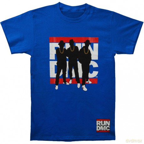 Run Dmc: Run DMC Men's Tee: Silhouette (Small)
