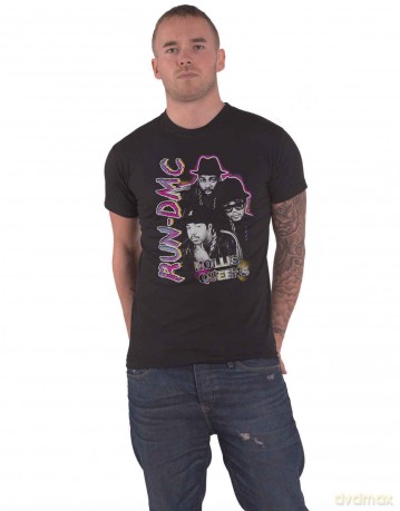 Run Dmc: Run DMC Unisex T-Shirt: Hollis Queens Homage (Black) (XX-Large)