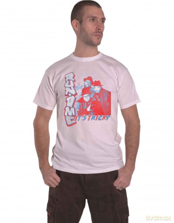 Run Dmc: Run DMC Unisex T-Shirt: It's Tricky (White) (XX-Large)