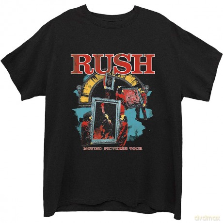 Rush: Unisex T-Shirt: Moving Pictures (Black) (Large)