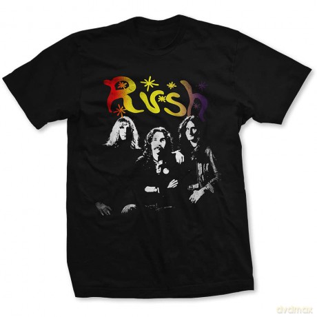 Rush: Unisex T-Shirt: Photo Stars (Black) (Medium)