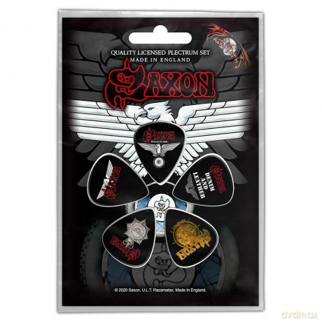 Saxon: Plectrum Pack: Wheels Of Steel