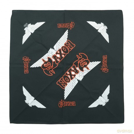 Saxon: Unisex Bandana: Logo/Eagle (Black)