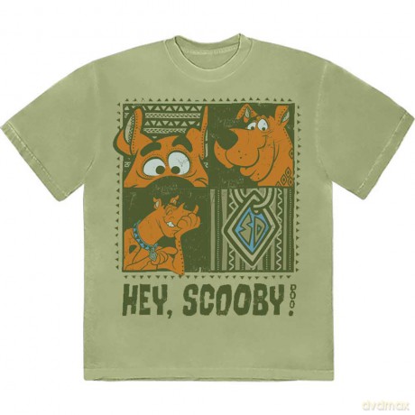 Scooby Doo: Unisex T-Shirt: Hey Scooby! (Grey) (XX-Large)