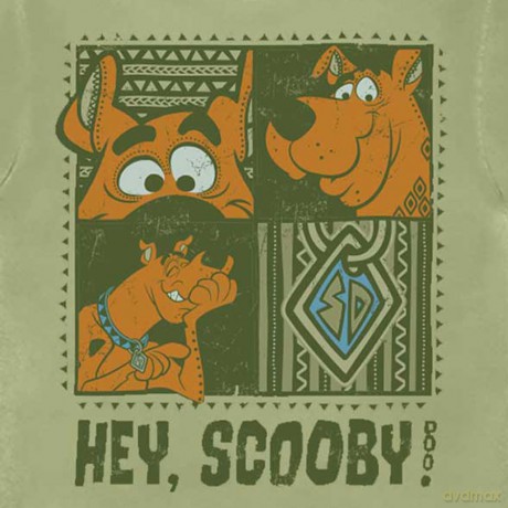 Scooby Doo: Unisex T-Shirt: Hey Scooby! (Grey) (XX-Large)