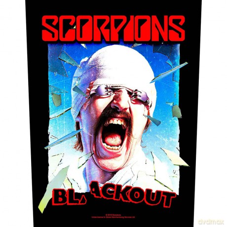 Scorpions: Back Patch: Blackout (Loose)