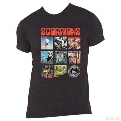 Scorpions: Unisex T-Shirt: Remastered (Black) (Large)