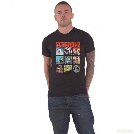 Scorpions: Unisex T-Shirt: Remastered (Black) (X-Large)