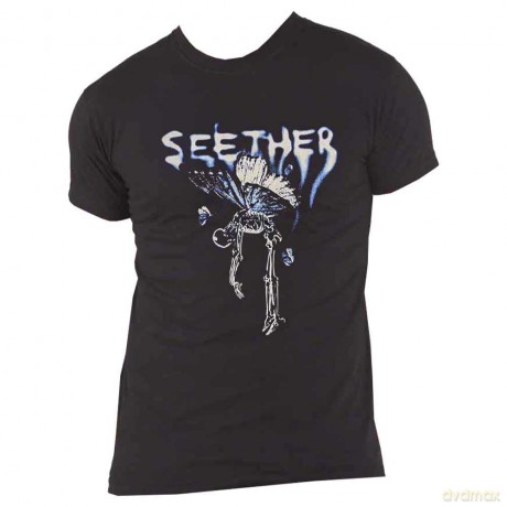 Seether: Unisex T-Shirt: Dead Butterfly (Black) (Small)