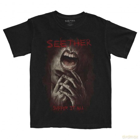 Seether: Unisex T-Shirt: Suffer It All (Black) (Small)