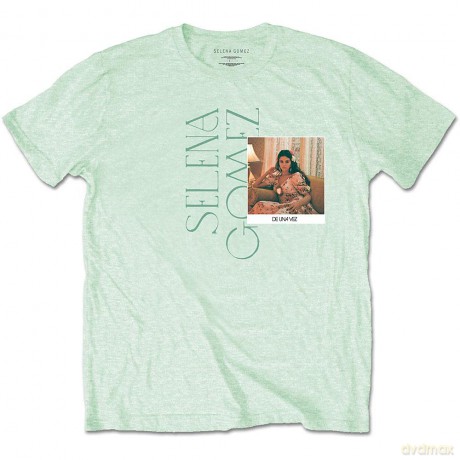 Selena Gomez: Unisex T-Shirt: Polaroid (Green) (X-Large)
