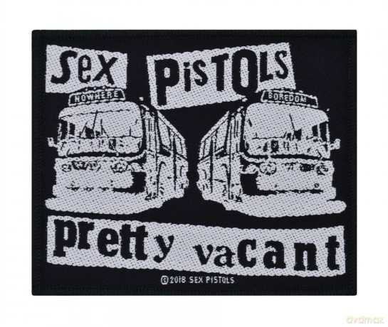Sex Pistols: - The Standard Patch: Pretty Vacant (Retail Pack)