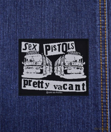Sex Pistols: - The Standard Patch: Pretty Vacant (Retail Pack)