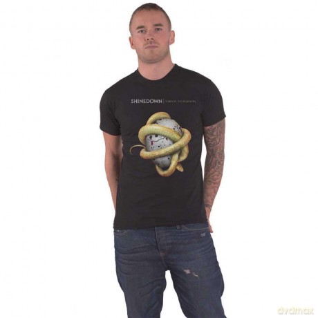 Shinedown: Unisex T-Shirt: Clean Threat (Black) (Large)