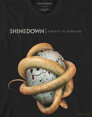 Shinedown: Unisex T-Shirt: Clean Threat (Black) (Medium)