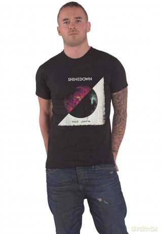 Shinedown: Unisex T-Shirt: Planet Zero Album (Black) (X-Large)