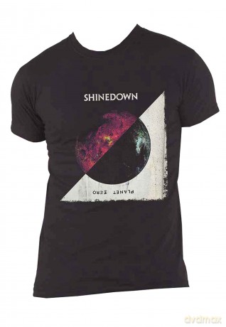 Shinedown: Unisex T-Shirt: Planet Zero Album (Black) (X-Large)