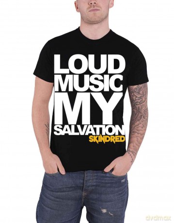 Skindred: Unisex T-Shirt: Loud Music (Black) (Large)