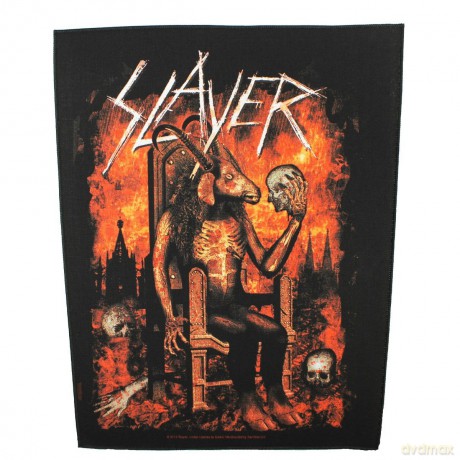 Slayer: Back Patch: Devil on Throne